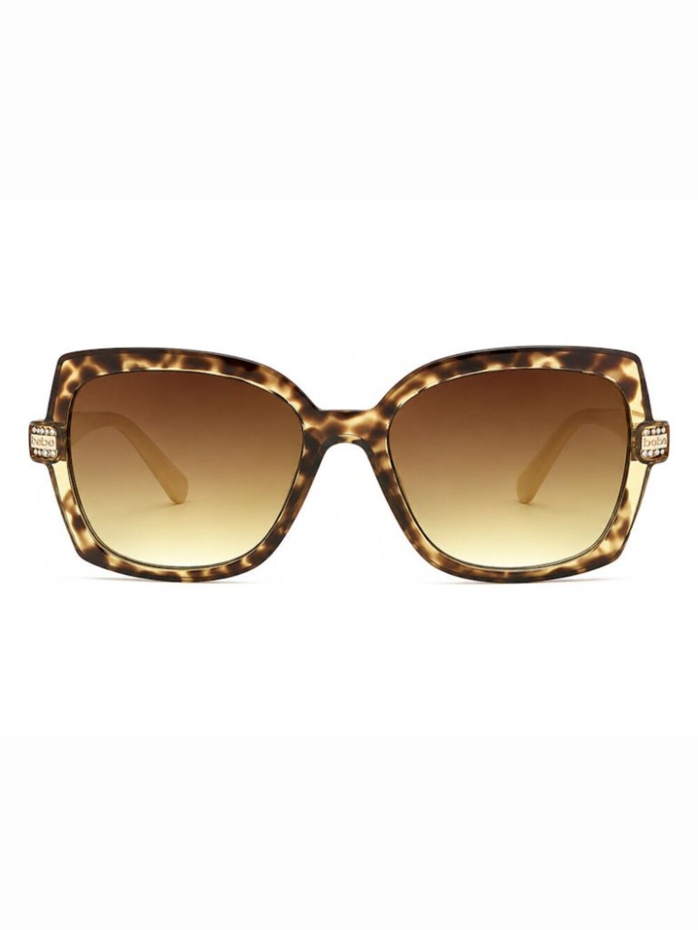 BEBE BBOP-1012CE-218 Women's  Cream Tortoise  Frame/Brown Gradnt Lens Sunglasses